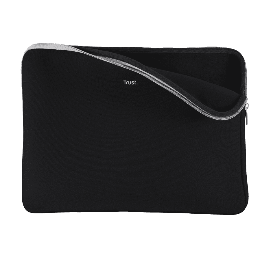 Geanta laptop Trust Primo Soft Sleeve, Negru, 2 ani Garantie