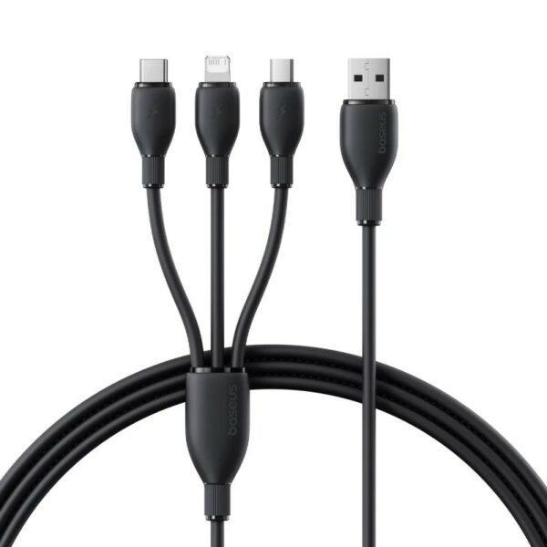 Cablu alimentare si date Baseus Ultra-Fast One-for-three Retractable