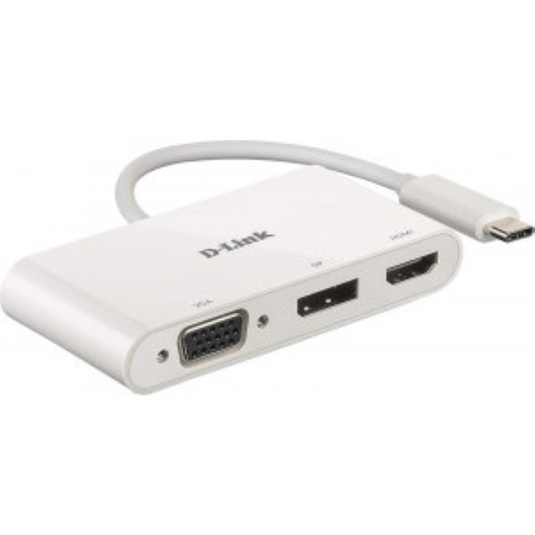 Docking station D-Link DUB-V310, USB Type-C, Alb, 2 ani Garantie