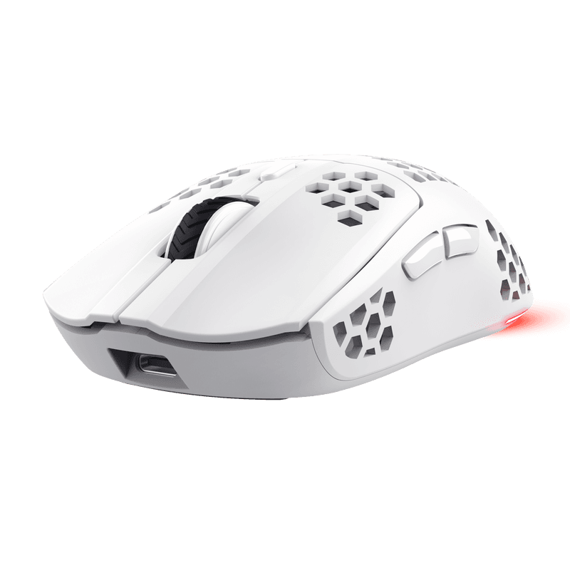 Mouse Gaming Wireless Trust GXT 929 Helox, 4800 dpi, Alb