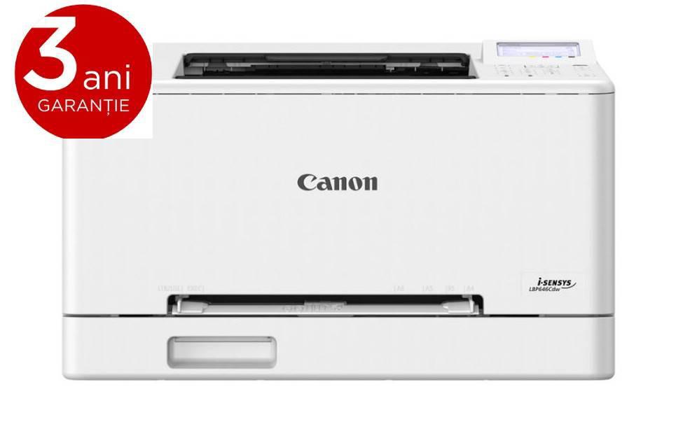 Imprimanta Laser Canon LBP646Cdw, Color, format A4, Duplex, USB + LAN