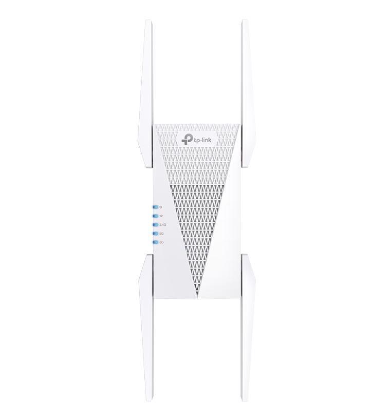 TP-link AXE5400 Wi-Fi6E Mesh Range Extender, Tri-Band, RE815XE, 1 Port Ethernet Gigabit, 2 Antene externe