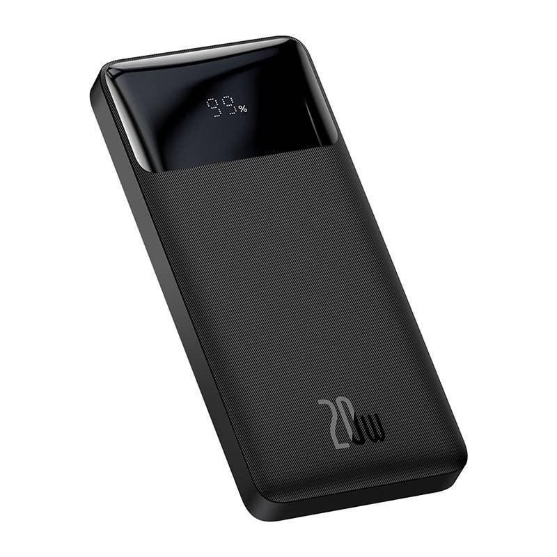 Baterie externa Baseus Bipow, 10000mAh, 20W, 2 x USB; 1 x USB Type-C, digital display pt. status baterie, total 3A