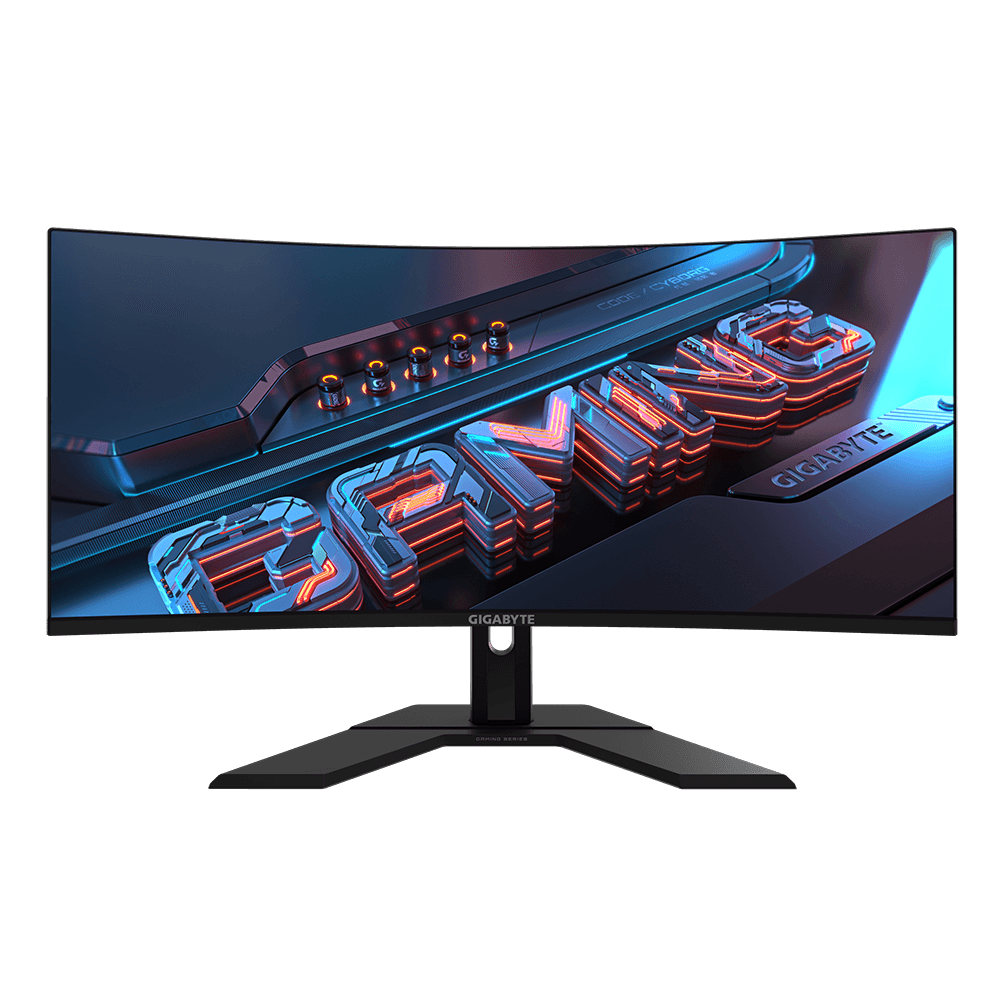 Monitor Commercial Gigabyte GS34WQC, 34", 3440 x 1440 pixeli, Black, 3 ani Garantie