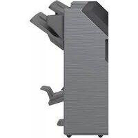 Sharp saddle stitch finisher