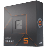AMD CPU Desktop Ryzen 5 6C/12T 7600X (4.7/5.0GHz Boost,38MB,105W,AM5) box, with Radeon Graphics
