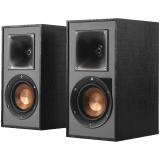 Klipsch Reference R-41PM Powered Bookshelf Speakers, Black, Pair