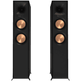 Klipsch Reference R-605FA Floorstanding Speaker with Dolby Atmos, Black, Single