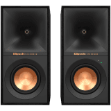 Klipsch Reference R-40PM, Powered Bookshelf Speakers, Black, Pair