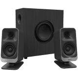 Klipsch ProMedia Lumina 2.1 Gaming Audio System with Subwoofer and LED Lighting Effects Built-in, Black