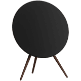 Beosound A9 5th Gen Speaker Black Anthracite (Back Black/Cover Black/Legs Dark Oak)