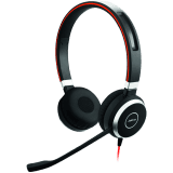JABRA Mono headset ONLY for JABRA EVOLVE 40 UC with 3.5mm Jack  (without USB Controller), headband, discret boomarm