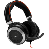 JABRA EVOLVE 80 UC Duo headset only with 3.5mm Jack (without USB Controller), headband, discret boomarm