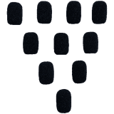 JABRA  Slim Foam Mic Covers for BlueParrott B250 Series headsets (10 pcs in bag)