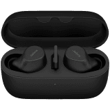 JABRA EVOLVE2 Buds UC, Cradle USB-A UC, Link 380 BT adapter USB-A UC, 30  cm USB-C to USB-A cable, Ear gels, warranty