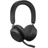 JABRA EVOLVE2 75, Link380c UC Stereo Black, EVOLVE2 75 headset Black UC, Link 380 BT adapter USB-C UC,1.2m USB-C to USB-C cable, carry pouch, warranty and warning (safety leaflets)