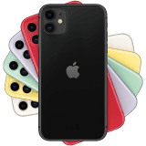 Smartphone APPLE iPhone 11 128GB Black, Grade B, Used