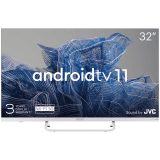 32', FHD, Android TV 11, White, 1920x1080, 60 Hz, Sound by JVC, 2x8W, 27 kWh/1000h , BT5.1, HDMI ports 3, 24 months