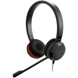JABRA EVOLVE 20 UC Stereo USB Headband Special Edition .Noise cancelling, USB connector