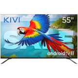 55", UHD, Android TV 11, Black, 60 Hz, AV1, Sound 2x12W, 82 kWh/1000h, Energy G, WiFi5G, BT5.1, 3xHDMI, 2xUSB, 24 months