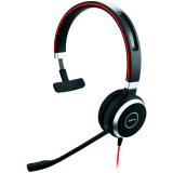 JABRA EVOLVE 40 MS Mono USB Headband, Noise cancelling, USB and 3.5 jack connectivity