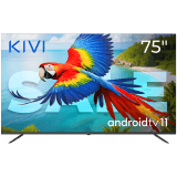 75", UHD, Android TV 11, Black, 60 Hz, AV1, Sound 2x12W, 127 kWh/1000h, Energy F, WiFi5G, BT5.1, 4xHDMI, 2xUSB
