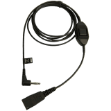 JABRA QD Cord to 3.5 mm jack. With in-line call-answering; for Alcatel 8er and 9er Series