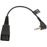 JABRA QD Cord to 3.5mm plug without call controller e.g. Blackberries, I-Phones