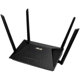 ASUS RT-AX53U AX1800 Dual-Band WiFi 6 (802.11ax) Router supporting MU-MIMO and OFDMA technology, with AiProtection Classic network security powered by Trend Micro, compatible with ASUS AiMesh WiFi system