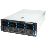 ASUS ESC8000A-E12 AMD EPYC 9004 dual-processor 4U GPU server that supports eight dual-slot GPUs