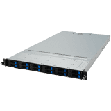 Asus RS501A-E12-RS12U AMD EPYC 9005 single-processor 1U server that supports up to 24 DIMM, four NVMe