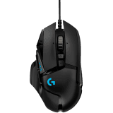LOGITECH G502 Corded Gaming Mouse - HERO - BLACK - USB - EER2
