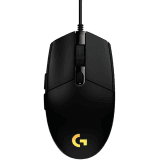 LOGITECH G102 LIGHTSYNC Corded Gaming Mouse - BLACK - USB - EER