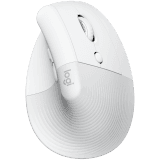 LOGITECH Lift for MAC Vertical Ergonomic Mouse - OFF-WHITE/PALE GREY