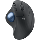 LOGITECH ERGO M575S Wireless Trackball  - GRAPHITE+BLUE BALL - BT - EMEA28-935
