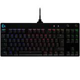 LOGITECH G PRO TKL Corded Mechanical Gaming Keyboard - BLACK - US INT'L - USB - CLICKY