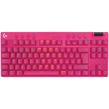 LOGITECH G PRO X TKL LIGHTSPEED Mechanical Gaming Keyboard - MAGENTA - US INT'l - TACTILE