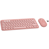 LOGITECH Pebble 2 Bluetooth Keyboard Combo - TONAL ROSE - US INT'L