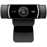 LOGITECH C922 Pro Stream Webcam - Tripod - BLACK - USB