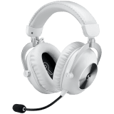 LOGITECH G PRO X2 LIGHTSPEED Wireless Gaming Headset - Blue Mic - WHITE