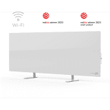 AENO Premium Eco Smart Heater, 700W, Tempered glass, Infrared+convection heating type, Plug type: Europe (E/F type)
