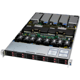 Supermicro assembled server based on SYS-122C-TN, 2x GNR-SP 6520P CPU, 8x 32GB DDR5-6400, AOC-SLG4-2H8M2-P