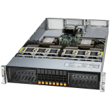 Supermicro assembled server based on SYS-222HA-TN, 2x GNR-AP 6972P CPU, 16x 32GB DDR5-6400, 6x SSD 2.5" NVMe PCIe4 3.8TB, 2x SSD 2.5" NVMe PCIe4 960GB, AOC-A25G-I2SM-P,  AOM-TPM-9672V-P, Intel VROC Premium, 2x 1U 2000W PSU, SFT-DCMS-SINGLE, CBL-GNZ4-