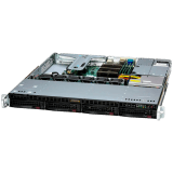Supermicro assembled server based on SYS-511R-M, RPL-E E-2468 CPU, 4x 32GB DDR5-5600, 2x HDD, 3.5",SATA, 4TB,7.2K,Fast format,Enterprise, 2x SSD M.2 NVMe PCIe4 480GB, 2x CBL-PWCD-0579-1, SFT-DCMS-SINGLE, PWS-602A-1R