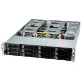 Supermicro assembled server based on SYS-521C-NR, SPR 4416+ CPU, 2x 16GB DDR5-5600, 2x SSD M.2 NVMe PCIe4 400GB