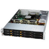 Supermicro assembled server based on SSG-621E-ACR12H, SPR 4416+ CPU, 2x 32GB DDR5-5600, AOM-TPM-9670V-P