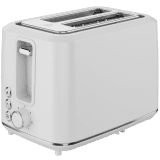 Electric Toaster, white, 220-240V, 50-60Hz, 920-1080W, 2 slots, 3 modes, 7 browning levels