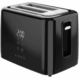 Electric Toaster, black, 220-240V, 50-60Hz, 780-930W, 2 slots, 3 modes, 7 browning levels