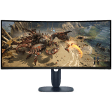 DELL Alienware 34 Curved Gaming Monitor AW3425DWM, 34" WQHD 3440x1440 at 180Hz, 21:9, 95% DCI-P3 (CIE 1976), 1 ms, 400 cd/m2(peak), 3000:1, 1.07 billion colours, 178/178, 2xHDMI, DP 1.4, USB 5Gbps Type-A,1 USB 5Gbps Type-B, Height, tilt, VESA