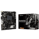 BIOSTAR MB B450 AM4 2 x DDR4 4 x SATA II 1 x VGA Port 1 x HDMI Port 1 x LAN port Micro ATX